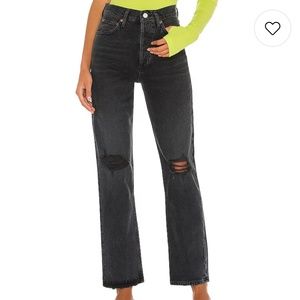 Agolde 90’s Pinch Waist High Rise Jeans in Howl